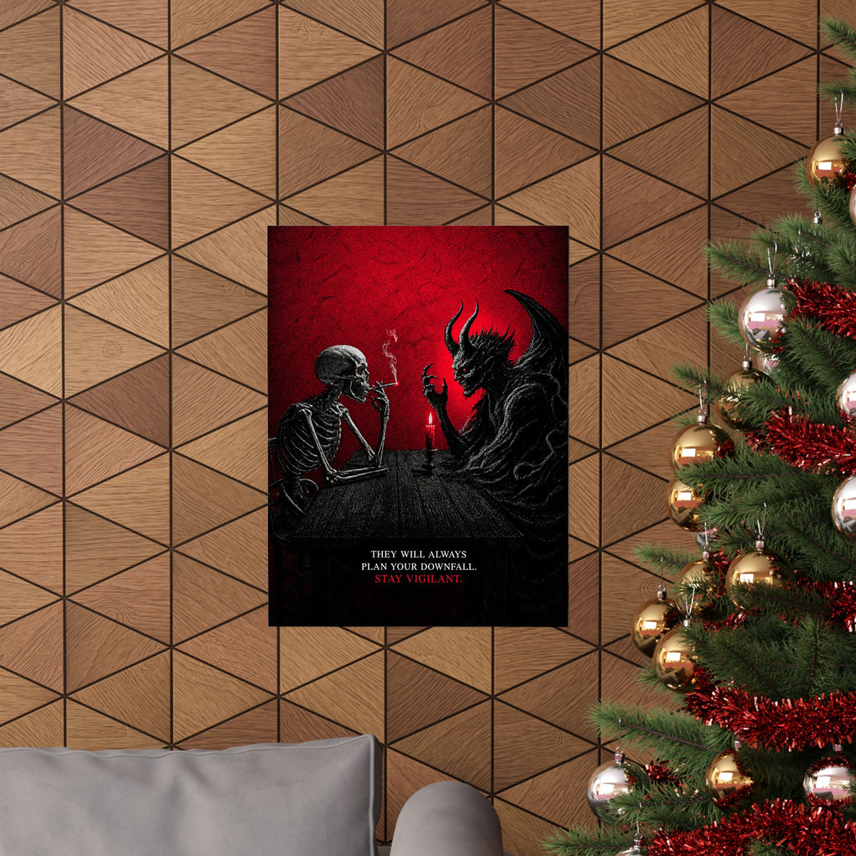 Stay Vigilant - Dark Wall Art | Matte Poster