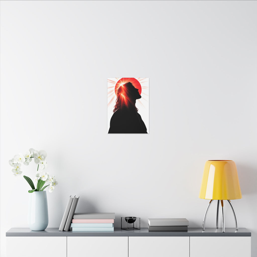 Jesus Silhouette - Christian Wall Art | Canvas