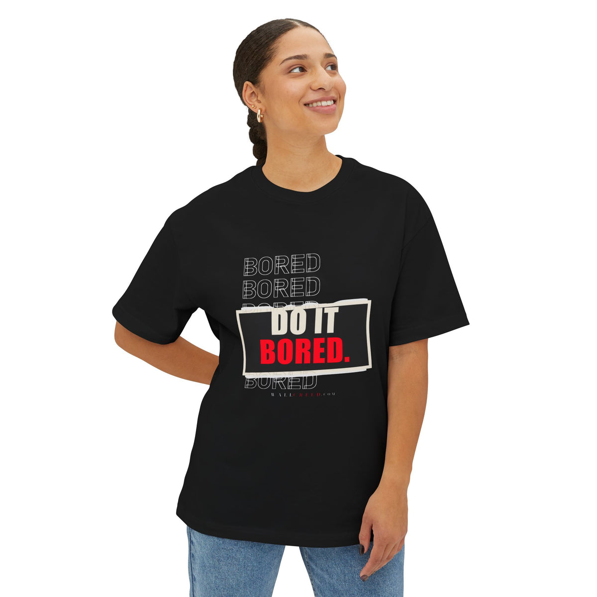 Do It Bored | Heavyweight Tee (Front + Back)