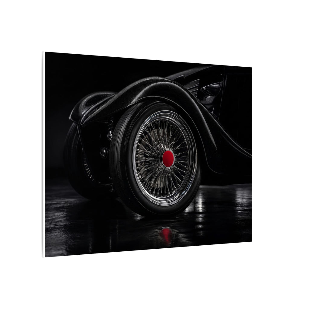 Spoke and Steel - Classic Car Wall Art | Canvas (Landscape)