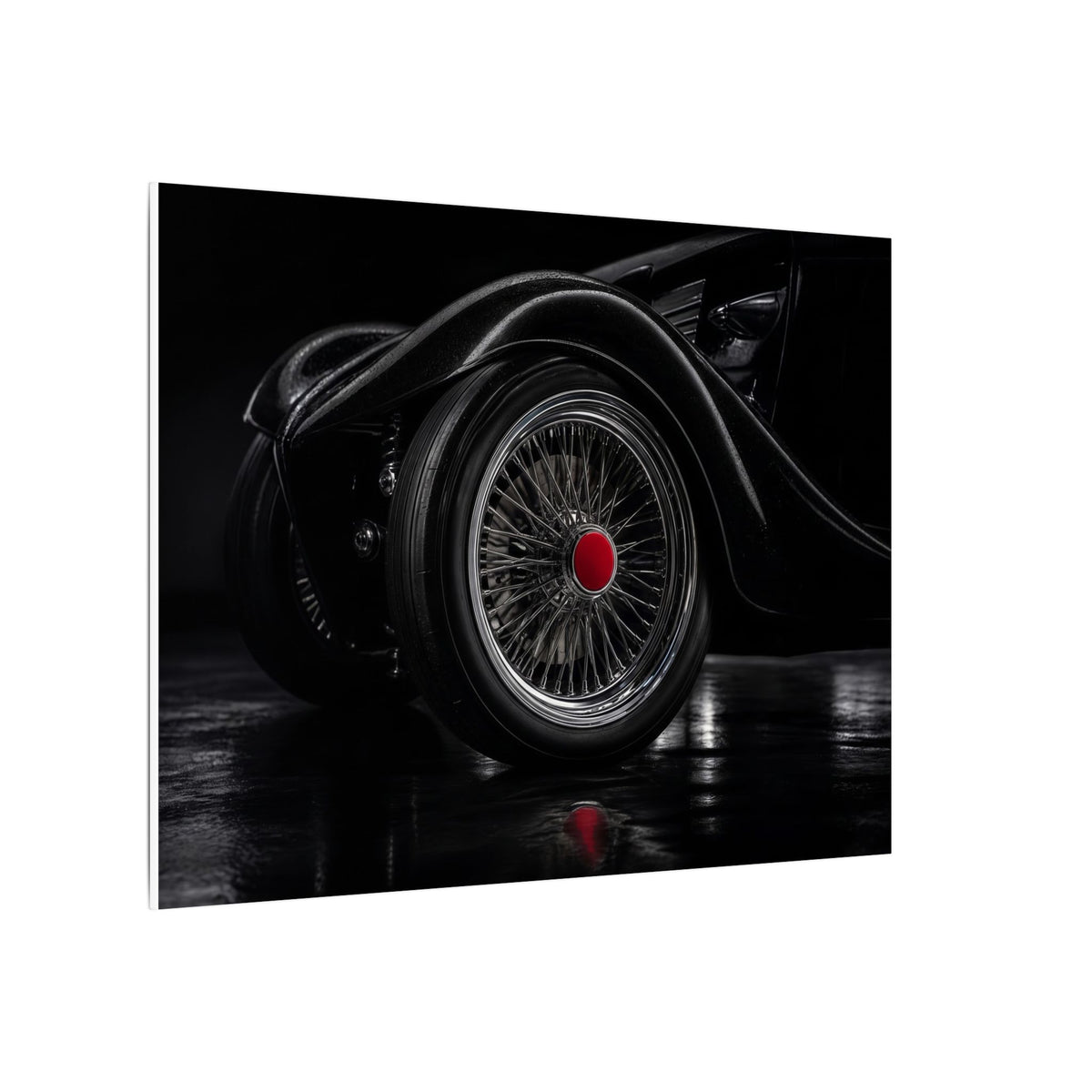 Spoke and Steel - Classic Car Wall Art | Canvas (Landscape)