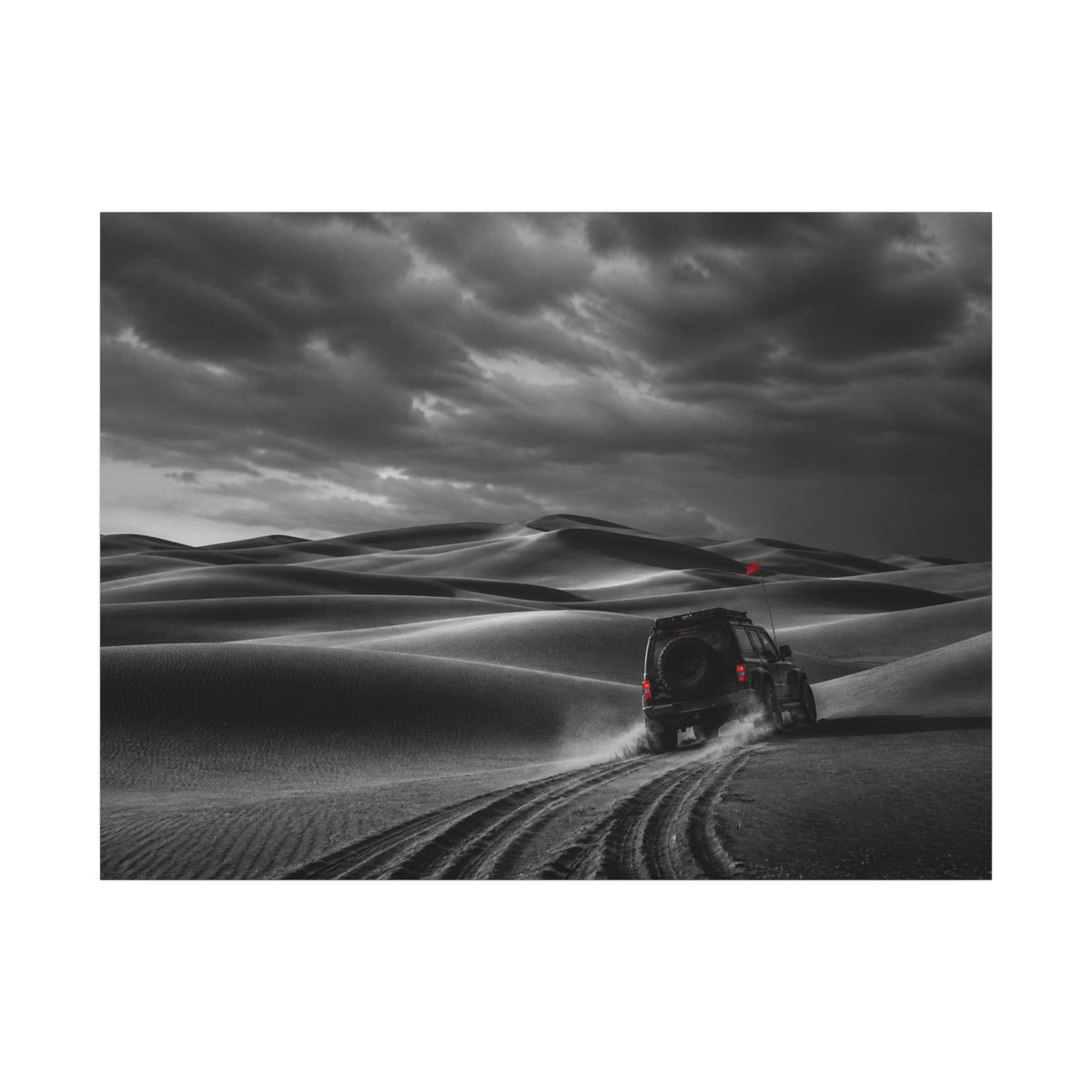 Go Beyond the Road - Minimalist Bedroom Wall Art | Canvas (Landscape)