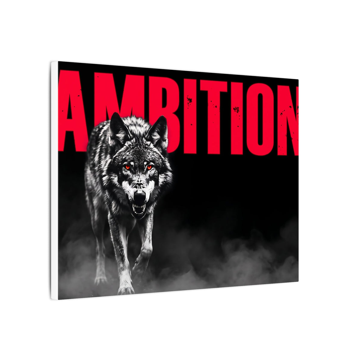 Ambition - Wolf Wall Art | Canvas (Landscape)