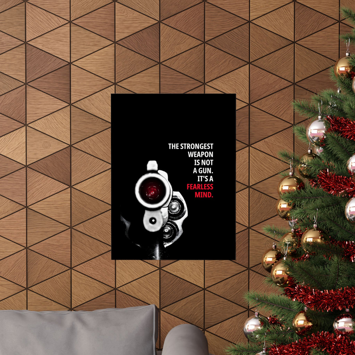 A Fearless Mind - Mindset Wall Art | Matte Poster