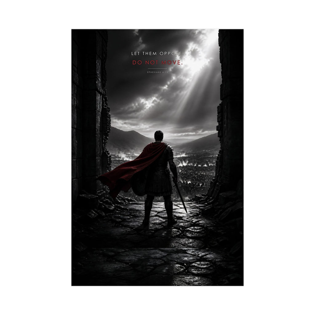 Stand Firm - Armor of God Wall Art | Matte Poster