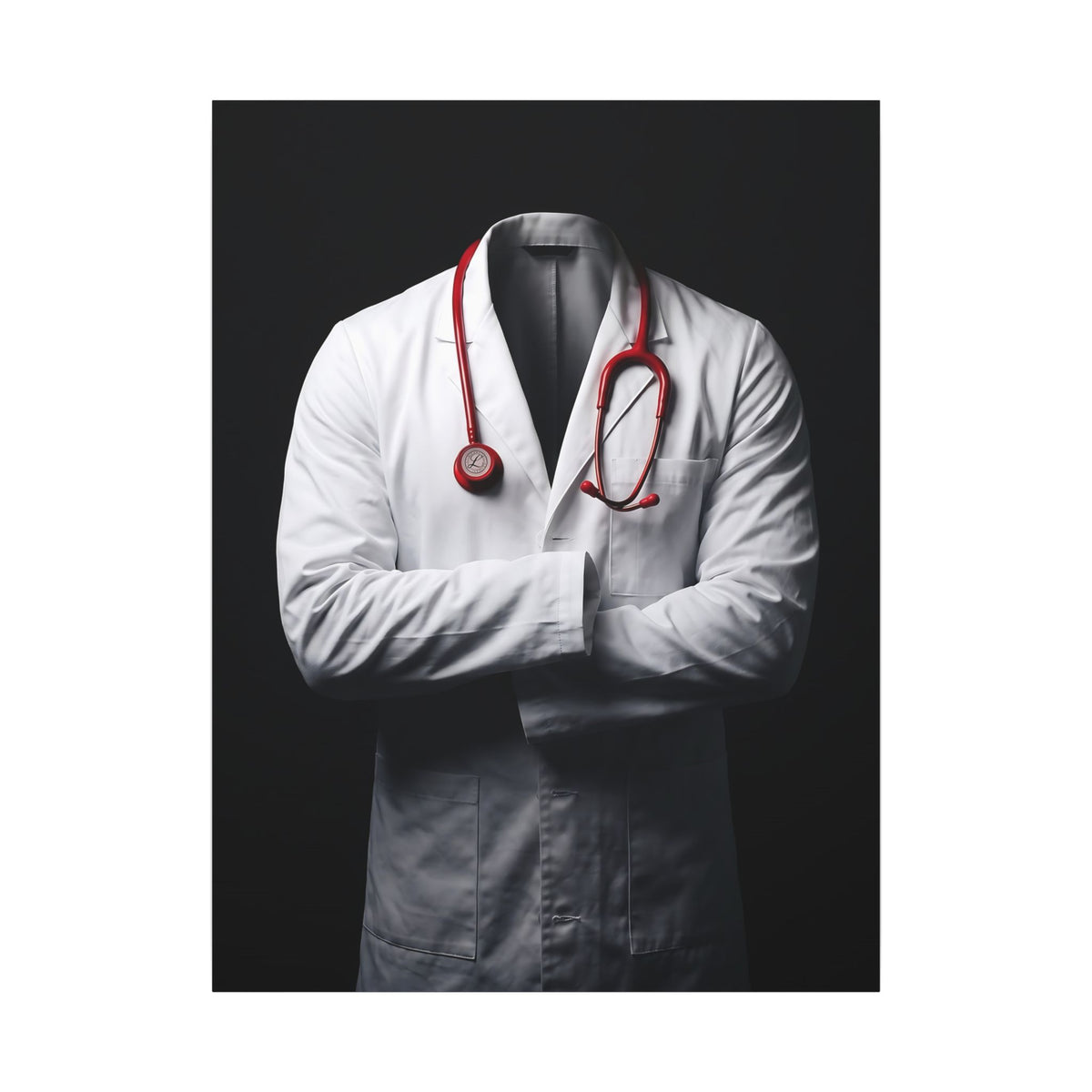 The White Coat - Doctor's Office Wall Art | Canvas