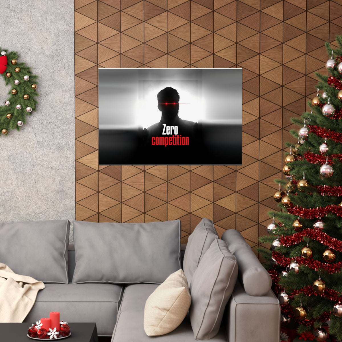 Zero Competition - Men's Office Wall Art | Matte Poster (Landscape)