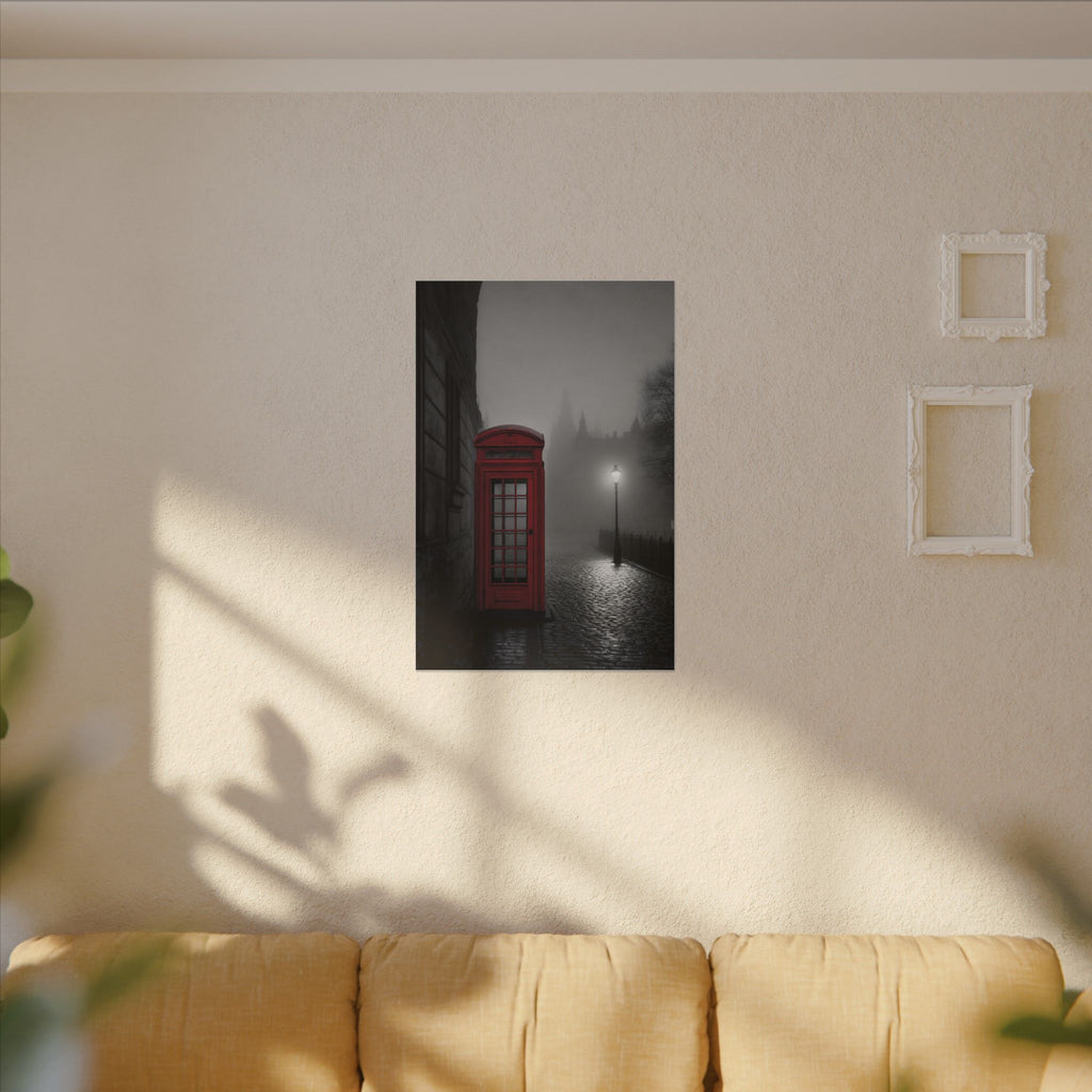 The Red Booth - Unique Office Art | Canvas