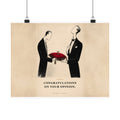 Congratulations on Your Opinion - Funny Wall Art | Matte Poster (Landscape)