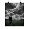 Storm Round - Golf Wall Art | Matte Poster