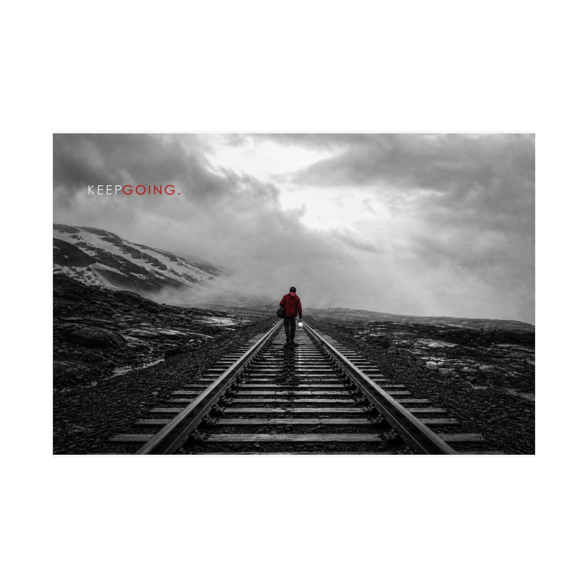 Keep Going - Motivational Posters | Matte Poster (Landscape)
