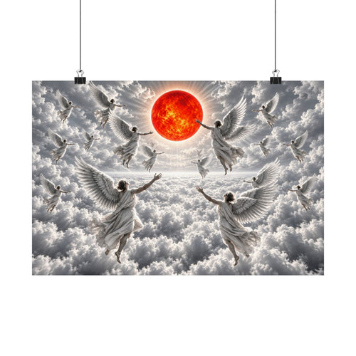 Angels - Christian Wall Art | Matte Poster (Landscape)