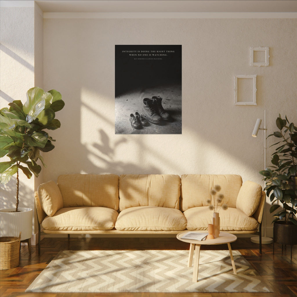 Integrity Is Doing the Right Thing When No One Is Watching - Wall Art | Canvas