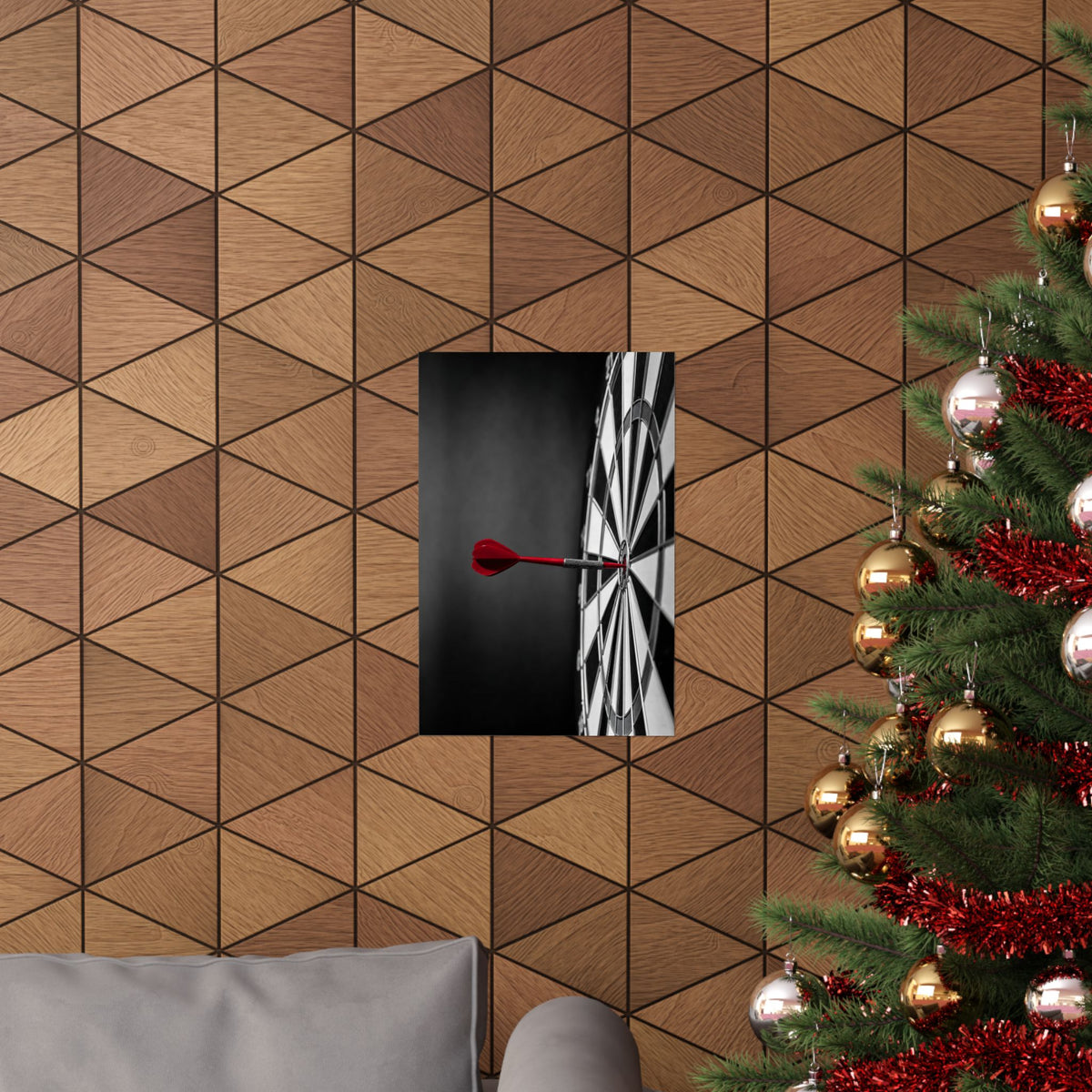 Dead Center - Mens Office Art | Matte Poster