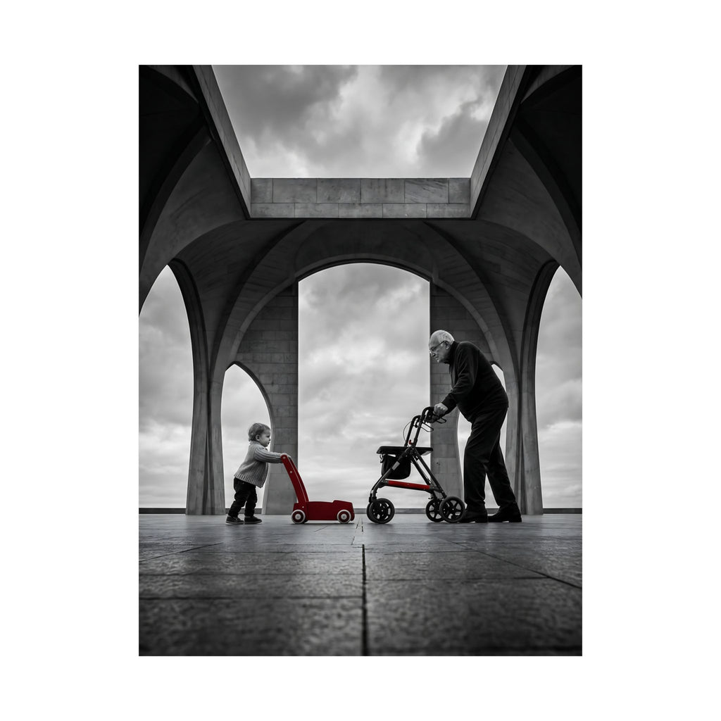 Between the Arches - Bedroom Wall Art | Matte Poster