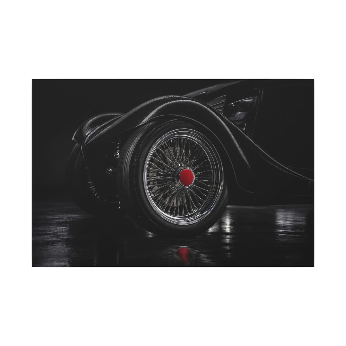 Spoke and Steel - Classic Car Wall Art | Canvas (Landscape)