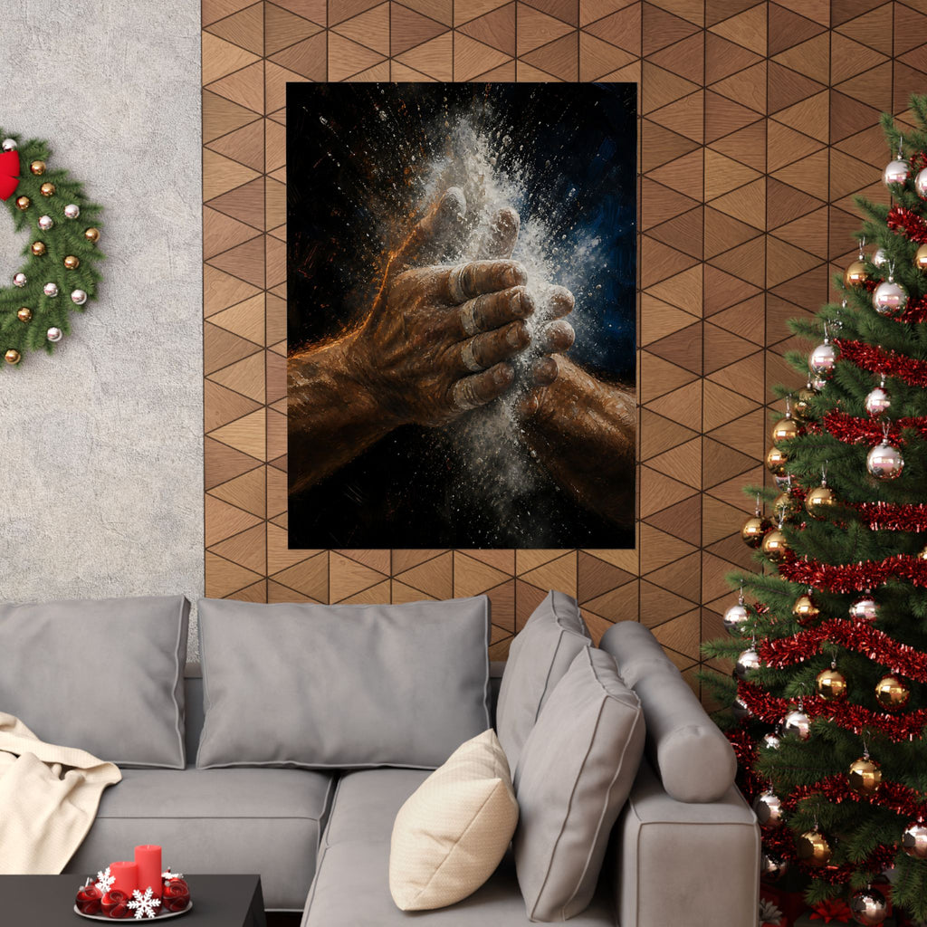 Chalk - Gym Wall Art | Matte Poster