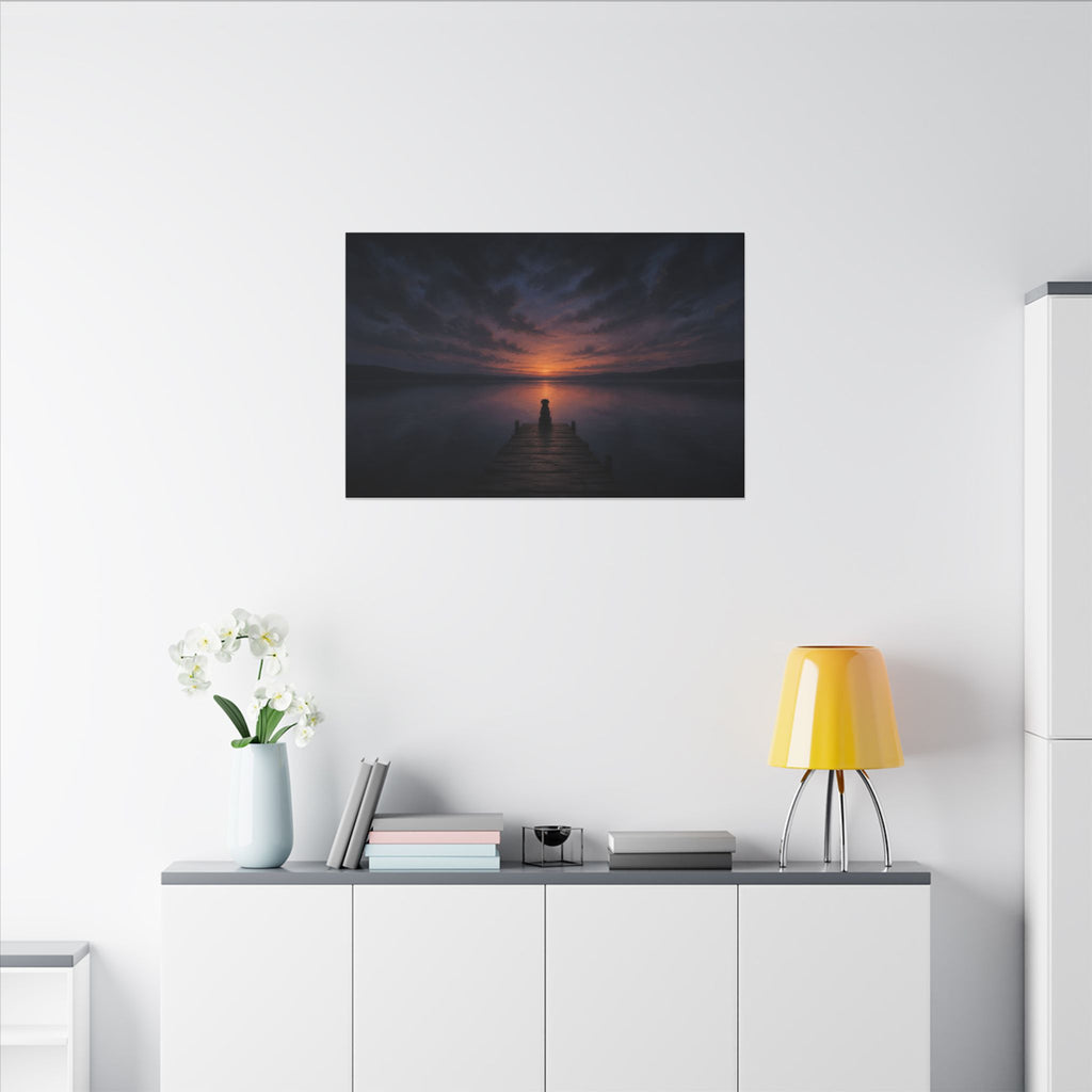 The Wait - Bedroom Wall Art | Canvas (Landscape)