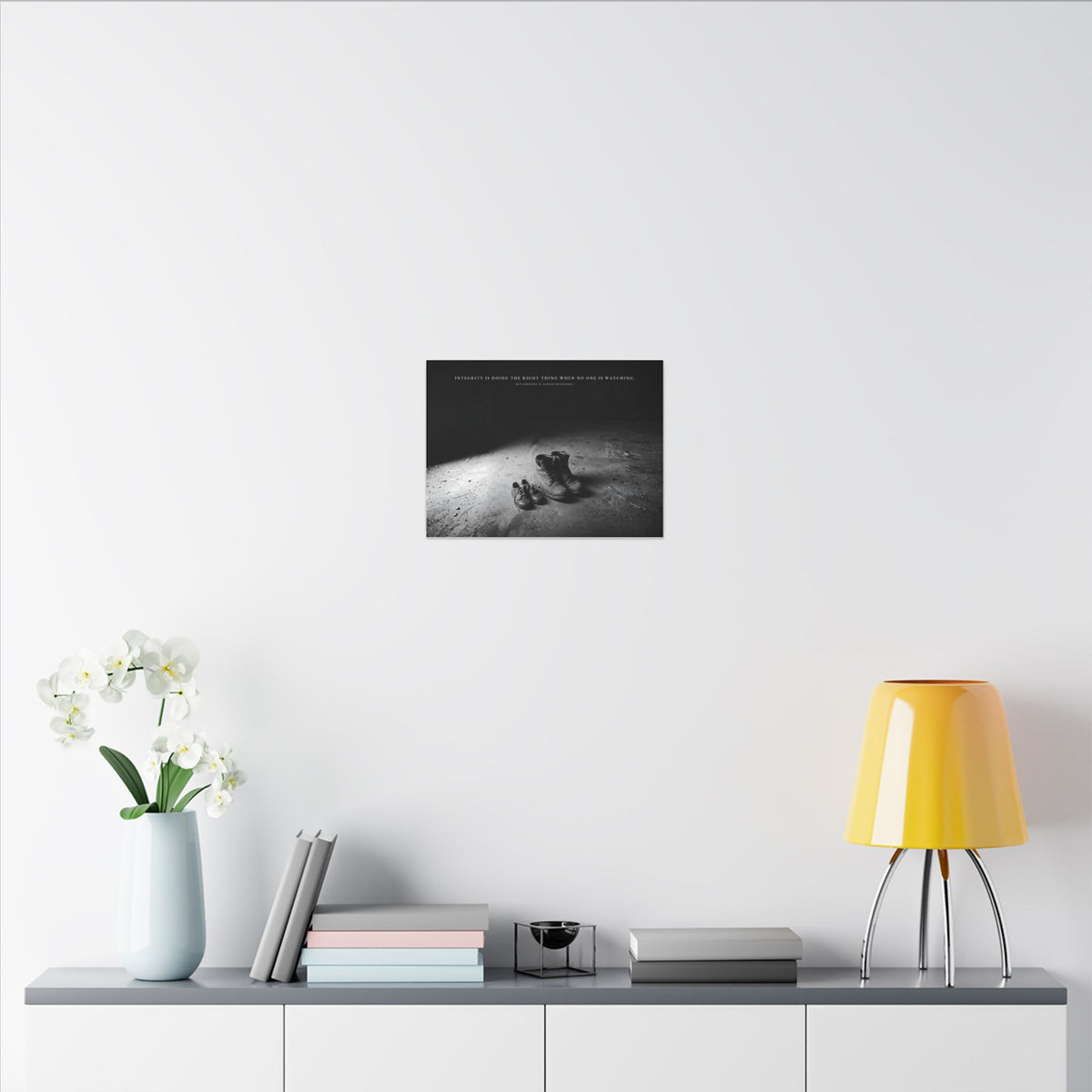 Integrity Is Doing the Right Thing When No One Is Watching - Wall Art | Canvas (Landscape)
