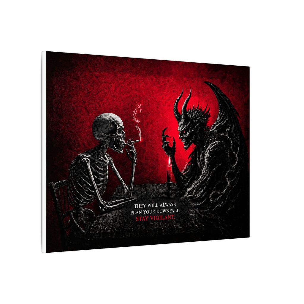 Stay Vigilant - Dark Wall Art | Canvas (Landscape)