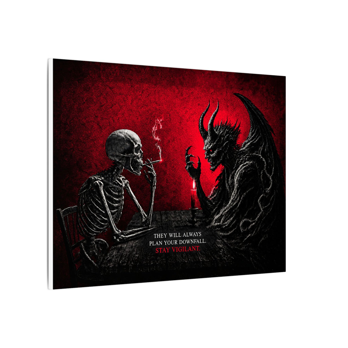 Stay Vigilant - Dark Wall Art | Canvas (Landscape)