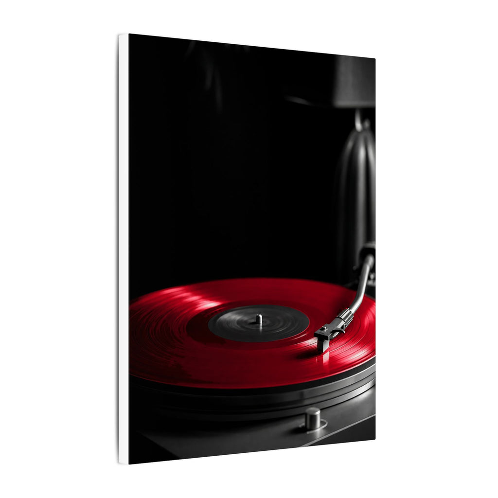 Red Vinyl - Mens Office Wall Art | Canvas