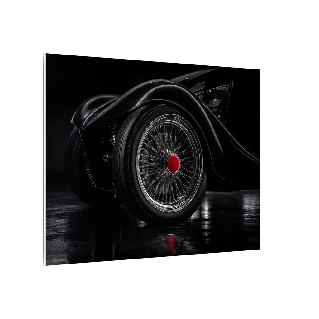 Spoke and Steel - Classic Car Wall Art | Canvas (Landscape)