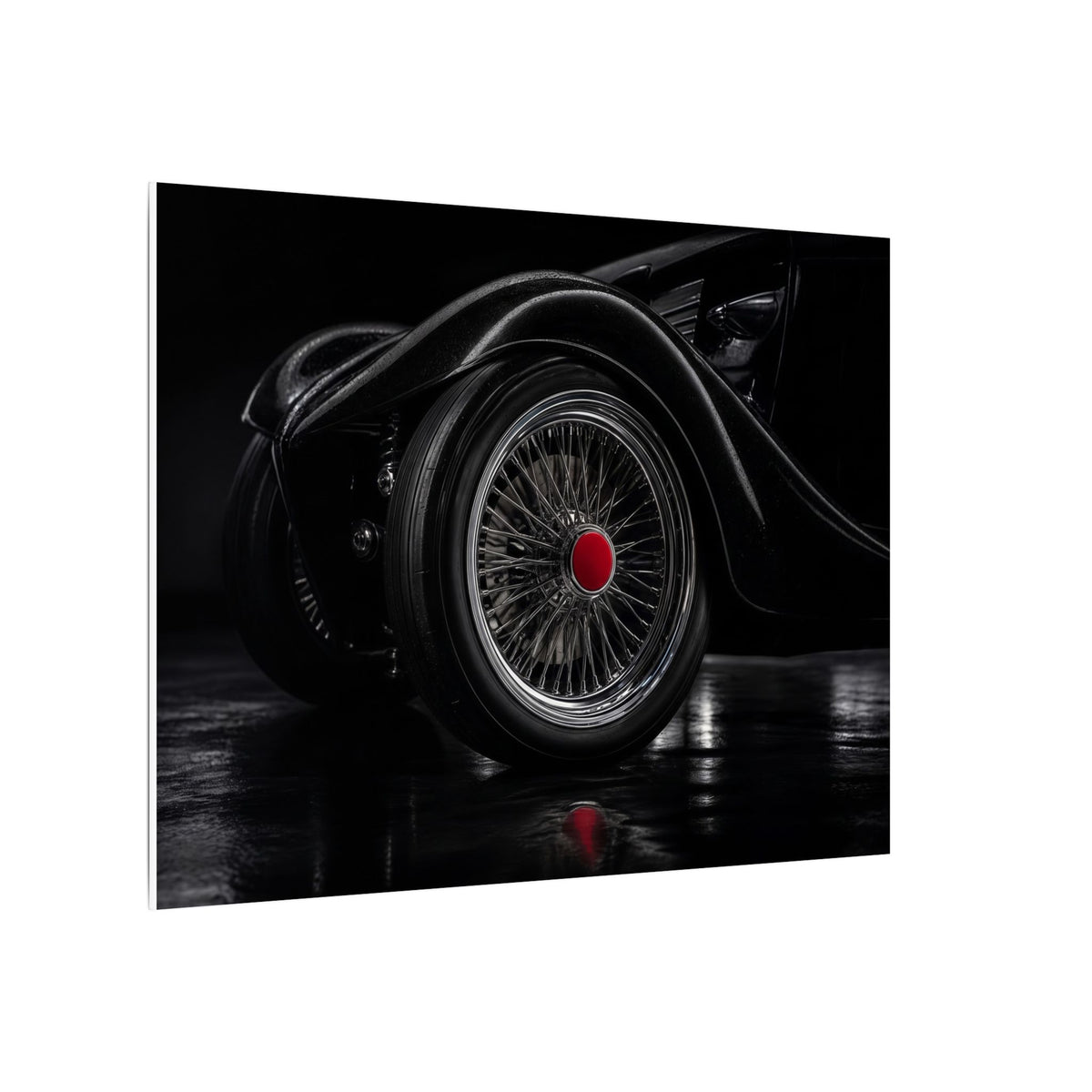 Spoke and Steel - Classic Car Wall Art | Canvas (Landscape)
