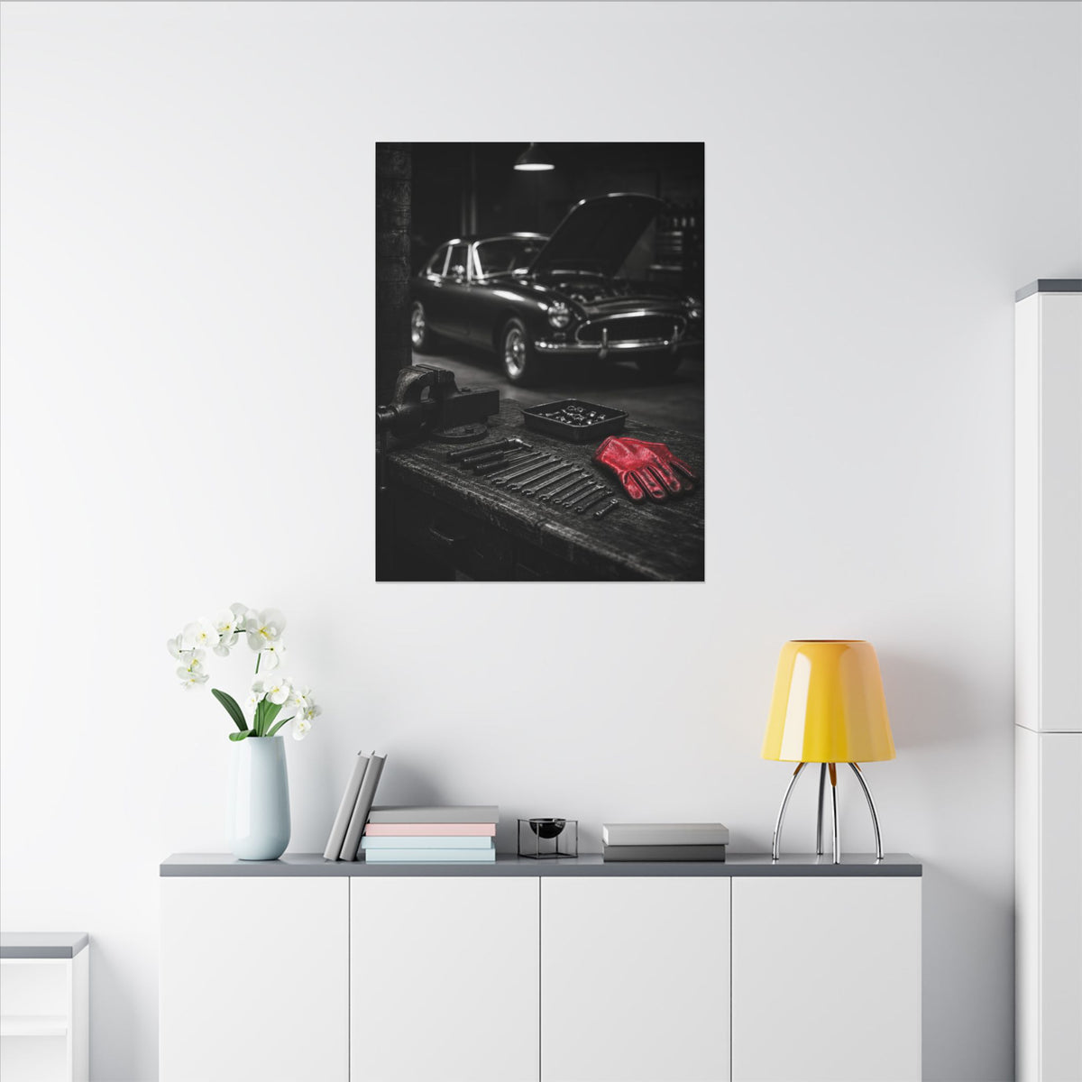 Built, Not Bought - Garage Wall Art | Canvas