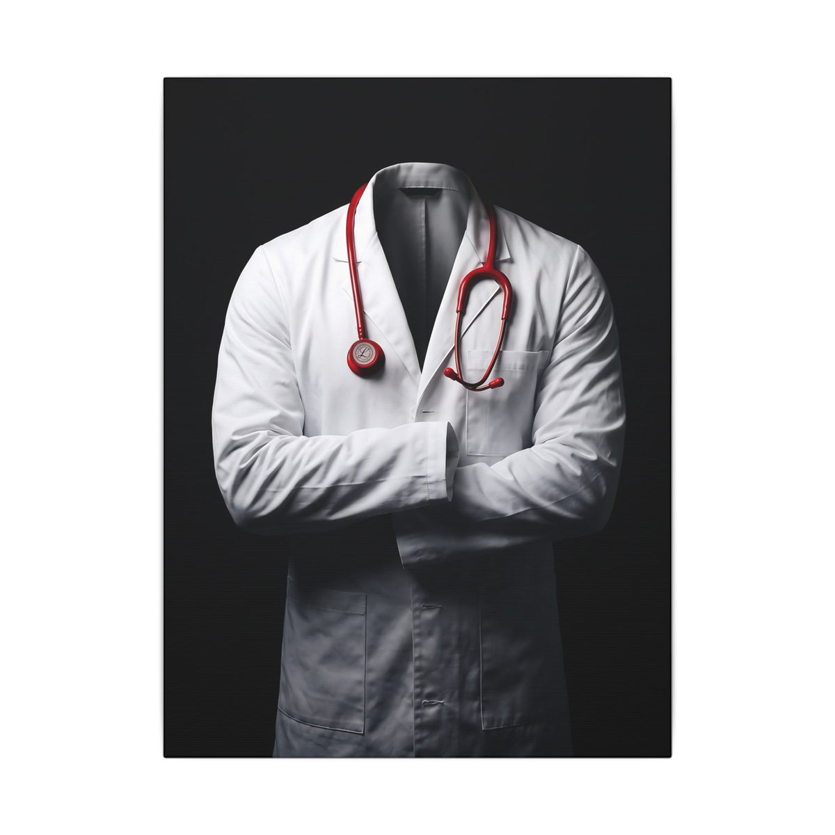The White Coat - Doctor's Office Wall Art | Canvas