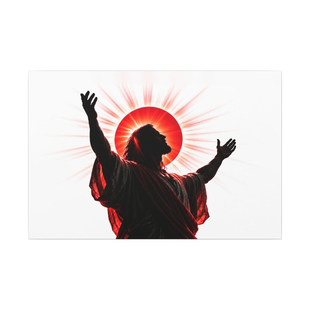 Red Sun Victory - Christian Wall Art | Canvas (Landscape)