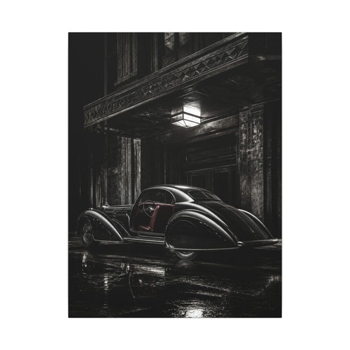 Art Deco Coupe - Art Deco Car Wall Art | Canvas