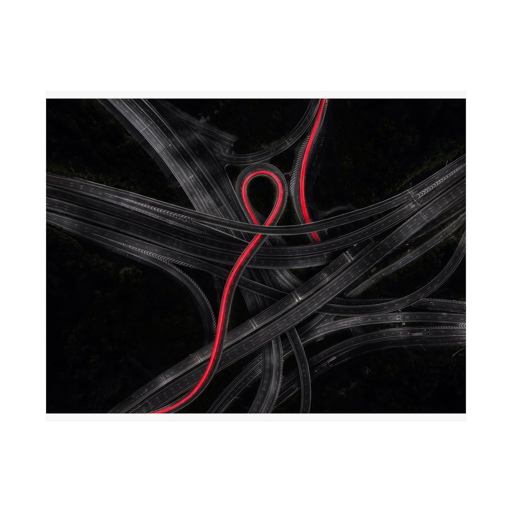 The Route - Car Wall Art | Matte Poster (Landscape)