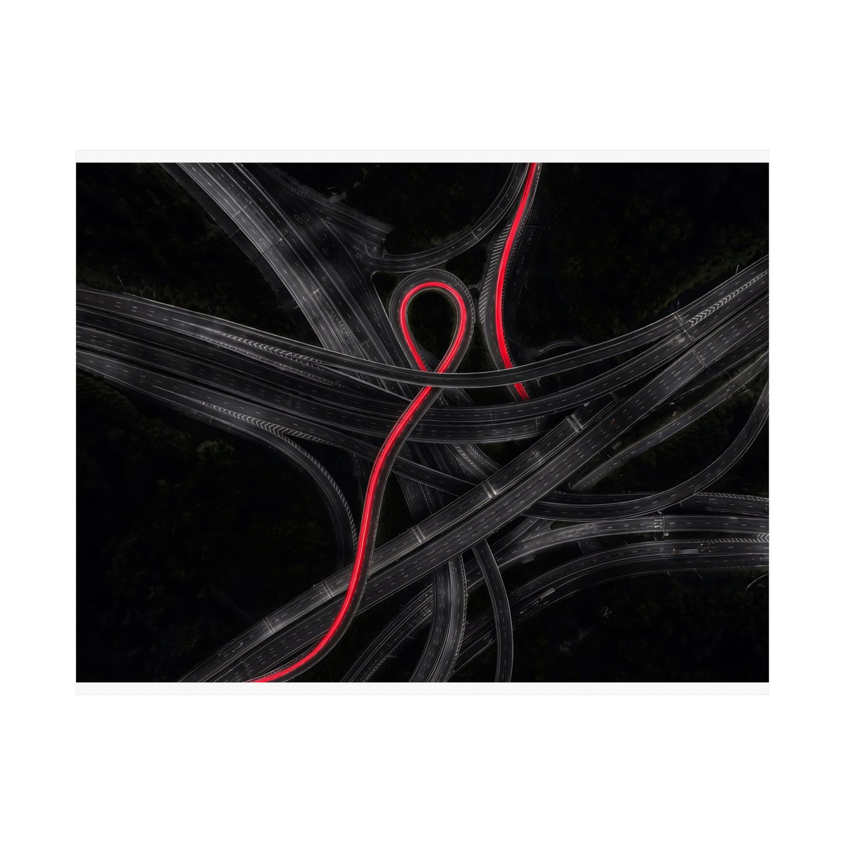 The Route - Car Wall Art | Matte Poster (Landscape)