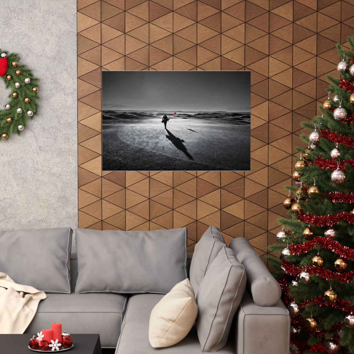 The Walk - Golf Course Wall Art | Matte Poster (Landscape)