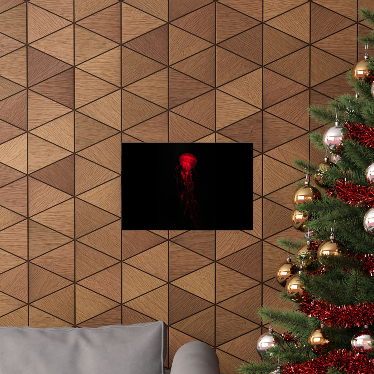 The Drifter - Red Wall Art Decor | Matte Poster (Landscape)