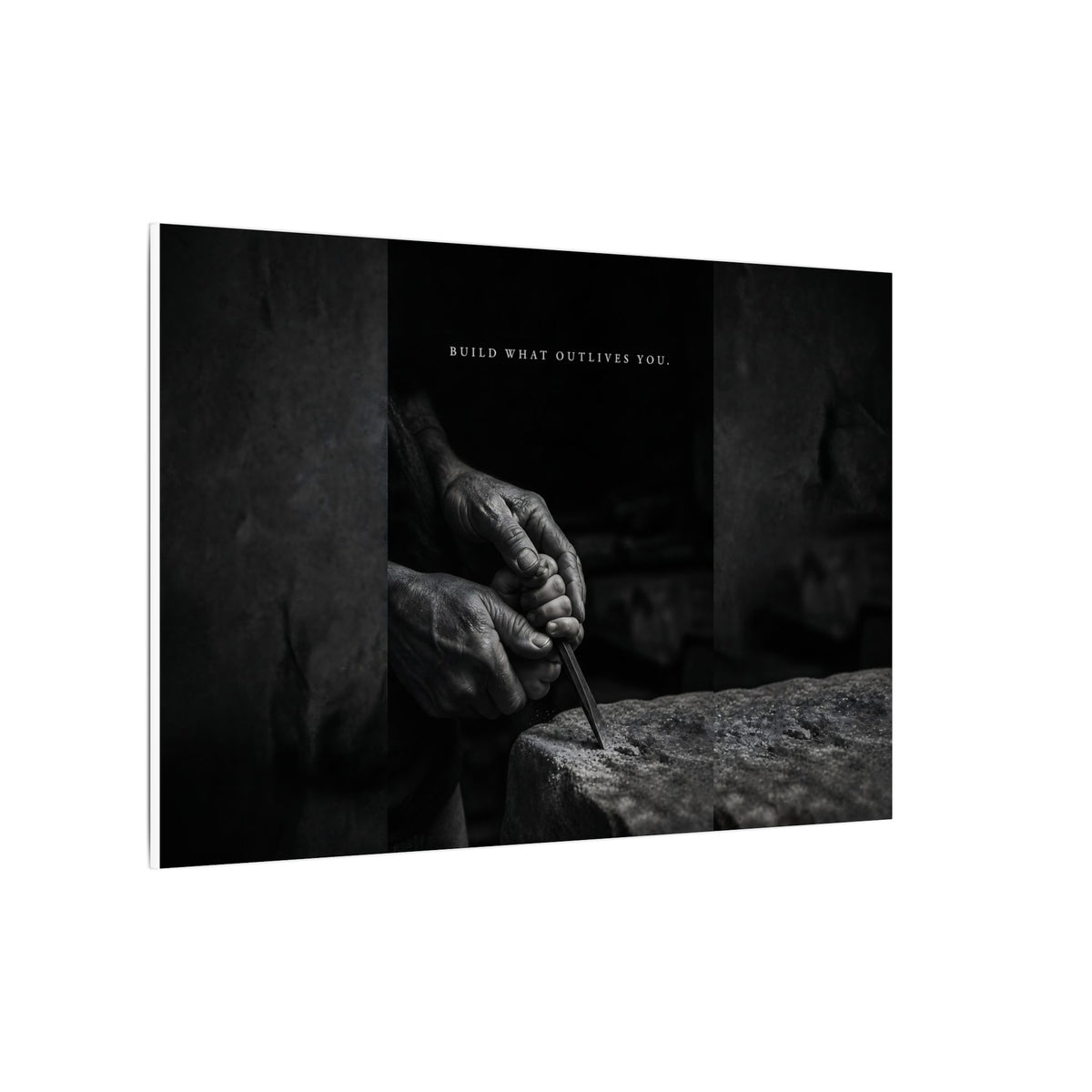 Build What Outlives You - Motivational Posters | Canvas (Landscape)