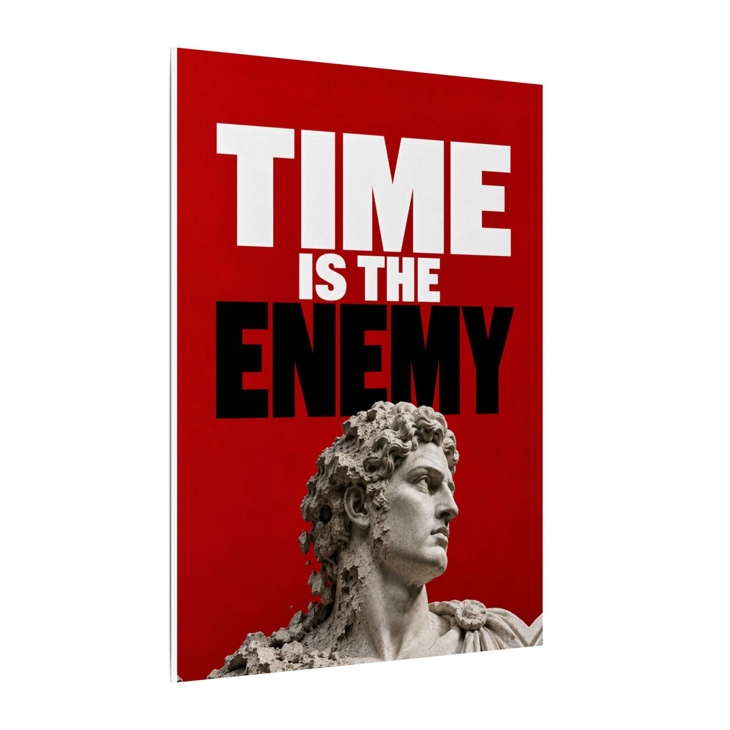 Time Is the Enemy - Motivational Wall Art | Canvas