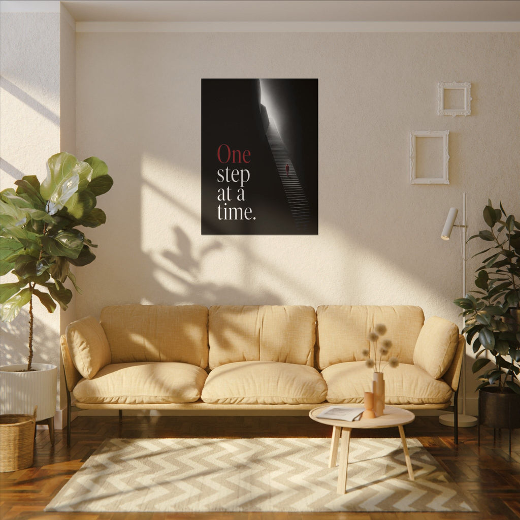 One Step at a Time - Office Wall Art | Canvas
