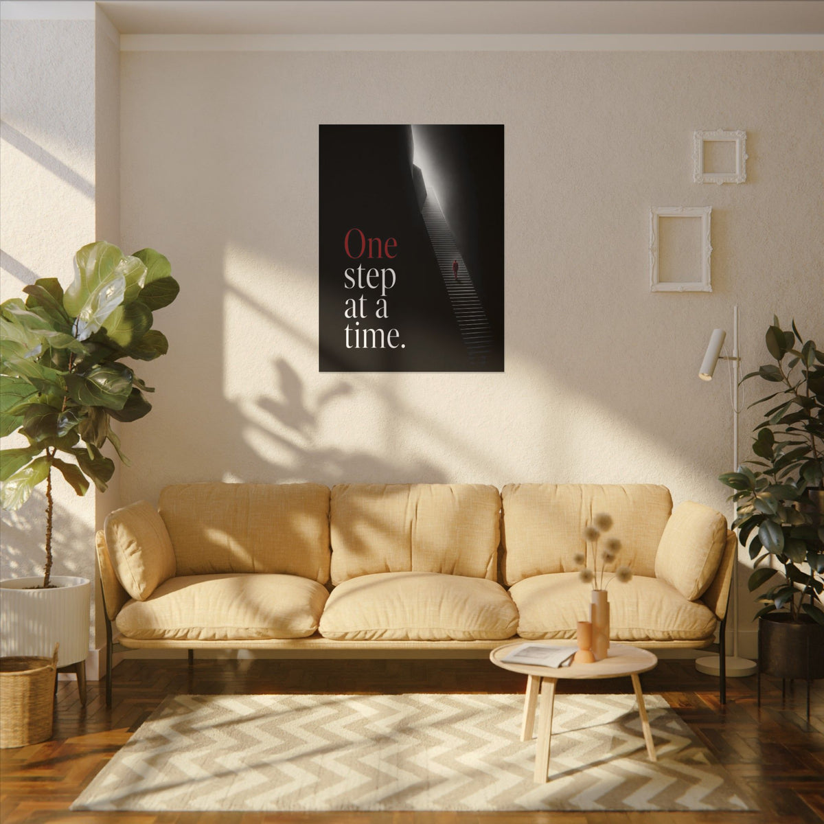 One Step at a Time - Office Wall Art | Canvas