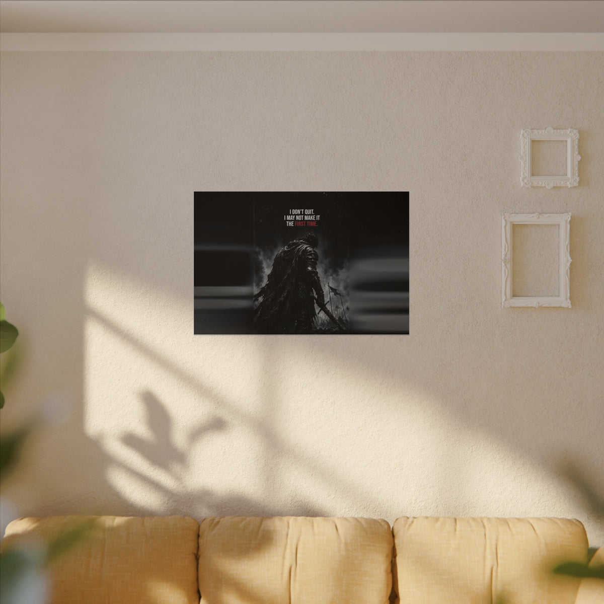 I Don't Quit - Motivational Wall Art | Canvas (Landscape)