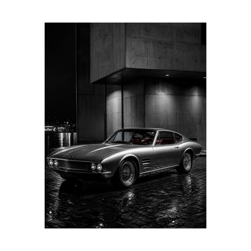 Midnight Grand Tourer - Vintage Car Wall Art | Matte Poster