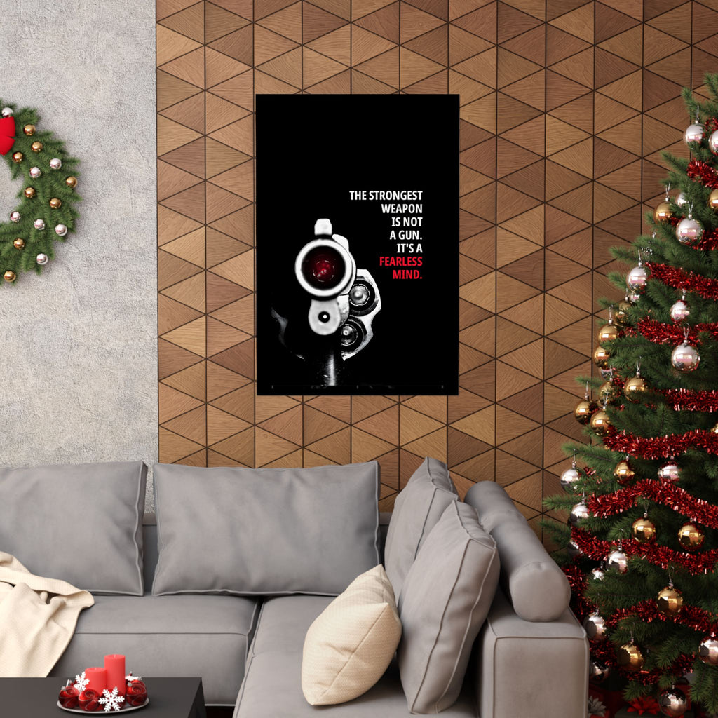 A Fearless Mind - Mindset Wall Art | Matte Poster