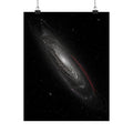 Crimson Orbit - Space Wall Art | Matte Poster