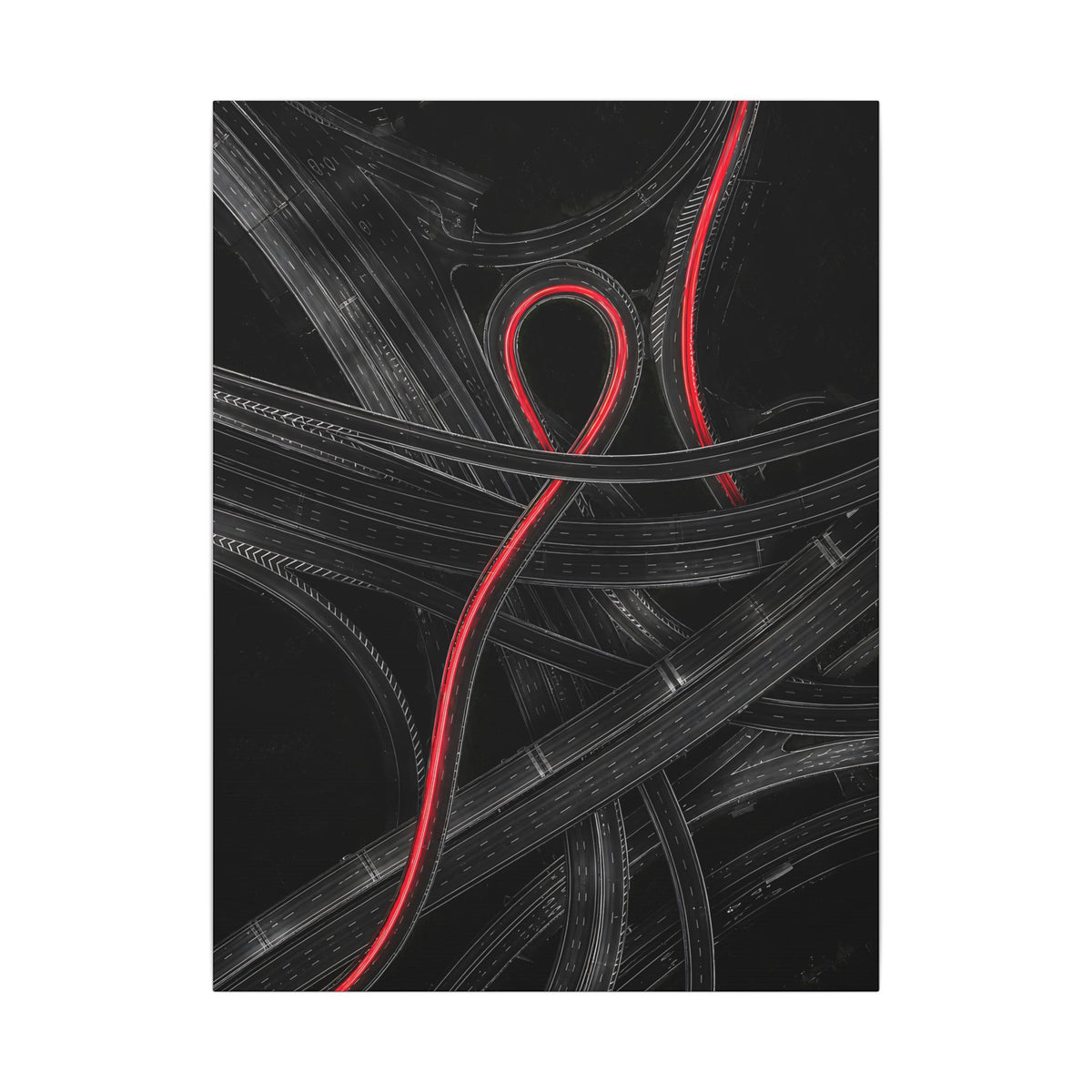The Route - Car Wall Art | Canvas