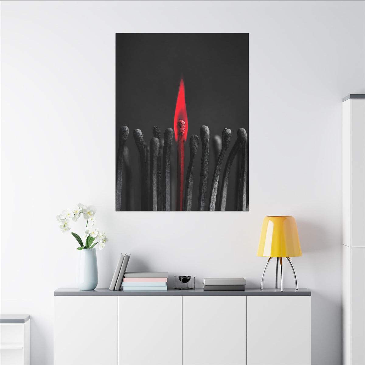 The One Still Burning - Office Wall Art For Men | Canvas