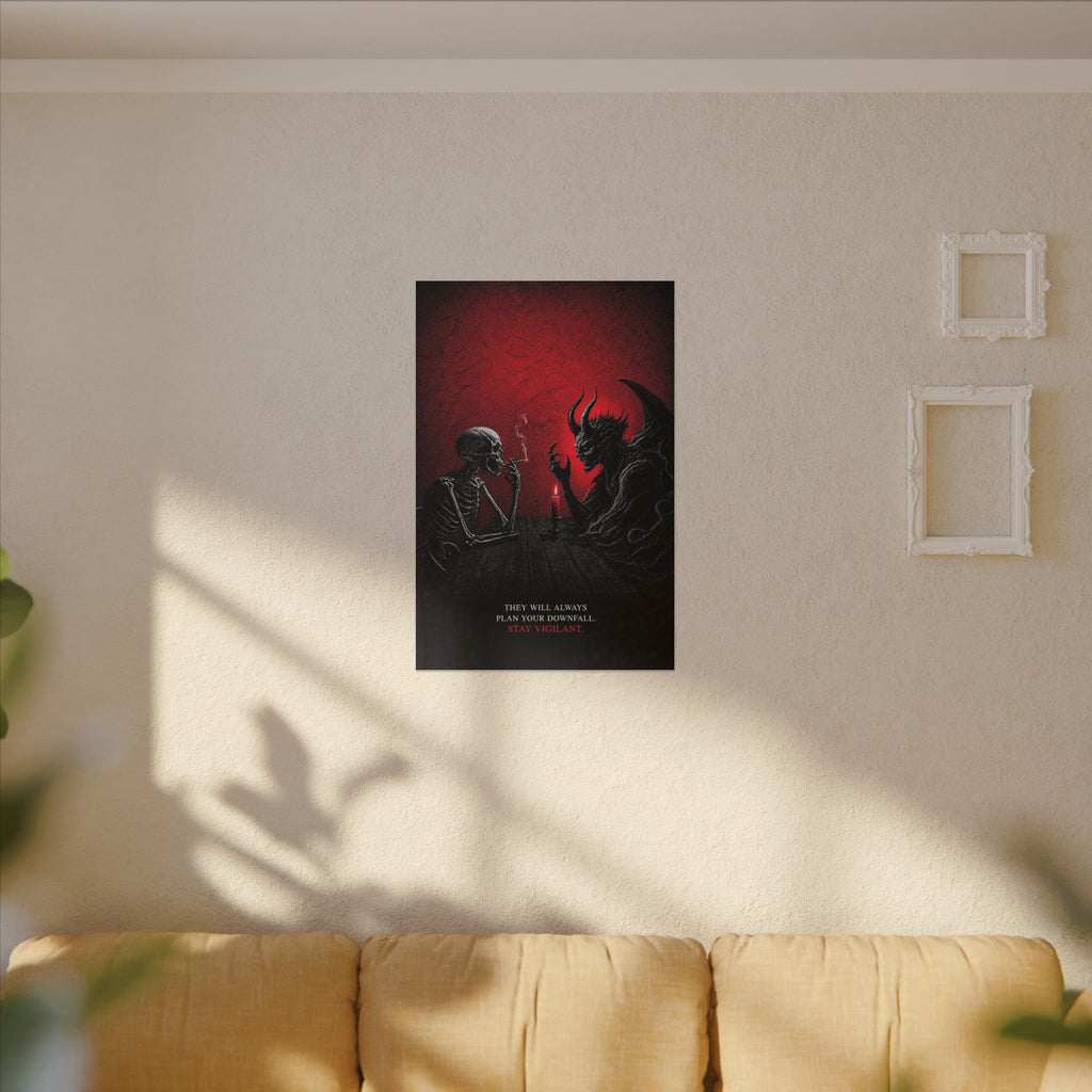 Stay Vigilant - Dark Wall Art | Canvas