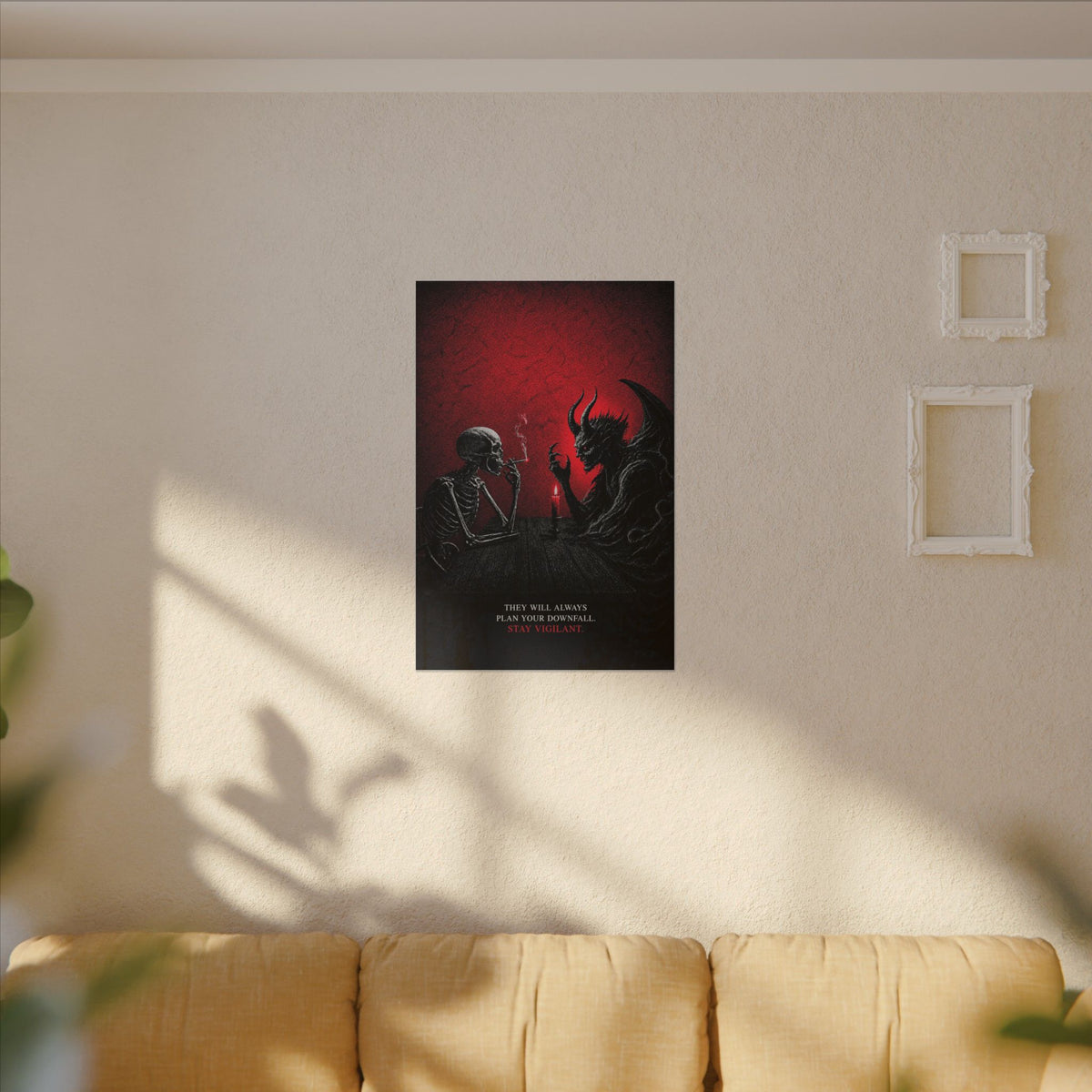 Stay Vigilant - Dark Wall Art | Canvas
