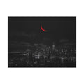 Red Crescent - Red Wall Decor | Canvas (Landscape)
