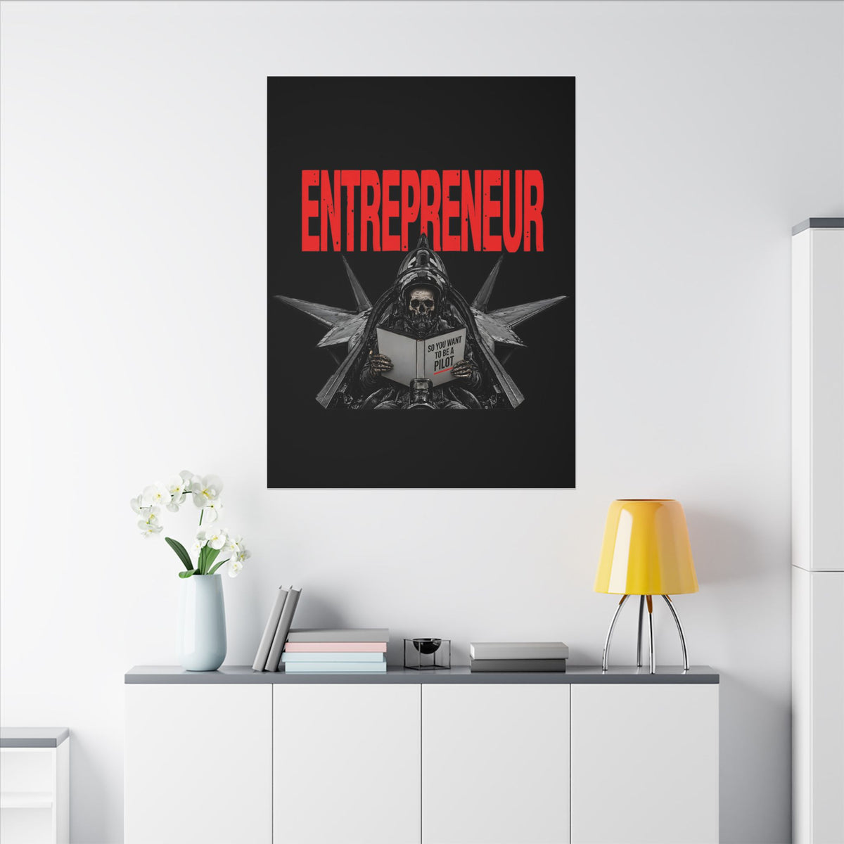 Entrepreneur - Skeleton Wall Art | Canvas